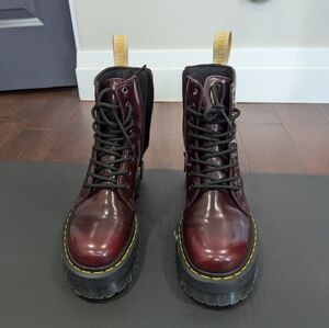 Dr. Martens Vegan Jadon II Red Size 8